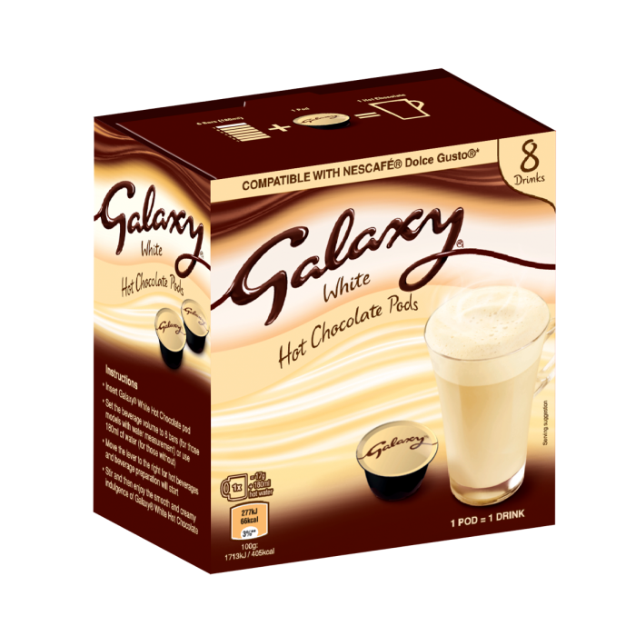Galaxy White hot Chocolate Pods