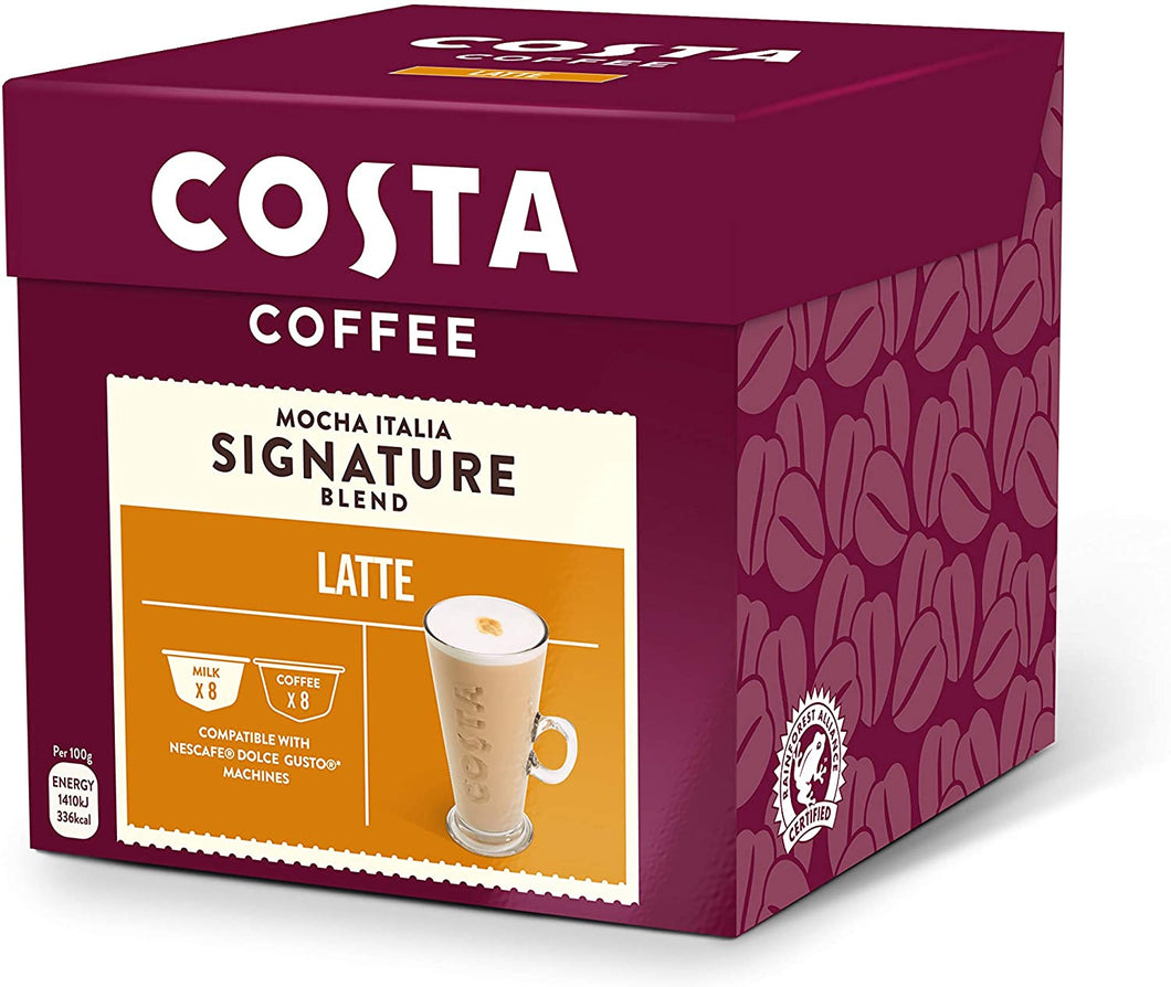 Costa Coffee  Mocha Italia Signature Latte